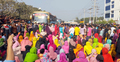 শ্রমিককে হাসপাতালে না নেওয়ায় ঢাকা-ময়মনসিংহ মহাসড়ক অবরোধ