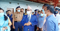 সোনামসজিদ-রহনপুর বন্দর পরিদর্শনে নেপালের রাষ্ট্রদূত
