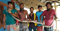 পুকুর থেকে উদ্ধার হলো অজগর সাপ