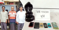 কষ্টি পাথরের মূর্তিসহ আটক ৩