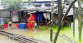 অবশেষে পানি থেকে রক্ষা পাচ্ছে ৩শ পরিবার