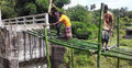 ৪০ লাখ টাকার সেতুতে উঠতে লাগে বাঁশের সাঁকো