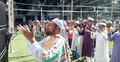 দিনাজপুরে বৃষ্টির জন্য নামাজ আদায়