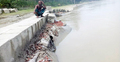যমুনা নদীর তীর রক্ষা প্রকল্পে ভাঙন