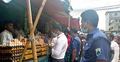 বগুড়ায় ডিম-মুরগির ৫ দোকানির জরিমানা