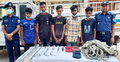 ডাকাতির প্রস্তুতিকালে দেশীয় অস্ত্রসহ ৫ যুবক আটক