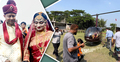 ঘণ্টায় লাখ টাকা ভাড়া গুনে হেলিকপ্টারে বউ নিয়ে এলেন বর