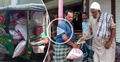 ঘরে ঘরে গরিবদের খাদ্য সামগ্রী দিচ্ছেন এক আলেম চেয়ারম্যান