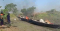 চাঁদপুরে আড়াই শতাধিক মাছ ধরার নৌকা ডুবিয়ে ও পুড়িয়ে ধ্বংস