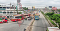 ঢাকা-চট্টগ্রাম মহাসড়কে গণপরিবহন চলছে