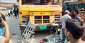 স্কুলে যাওয়ার পথে বেপরোয়া ট্রাক কেড়ে নিলো ছাত্রের প্রাণ
