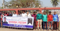 সাংবাদিক মুজাক্কির হত্যার প্রতিবাদে ফেনীতে মানববন্ধন
