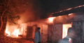 গভীর রাতে মার্কেট পুড়ে ছাই