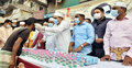 গাজীপুরে যুবলীগের মাস্ক-হ্যান্ড স্যানিটাইজার বিতরণ