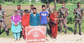 মহেশপুর সীমান্তে নারী-শিশুসহ আটক ৯