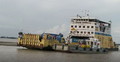 ৮ দিন পর কাঁঠালবাড়ি ঘাটে এলো ফেরি