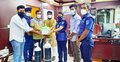 কোটালীপাড়ায় অক্সিজেন সিলিন্ডার দিলেন ডিআইজি হাবিবুর রহমান