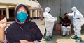 করোনার নমুনা নিতে অবিরাম ছুটে চলছেন শেফা ও তার দল