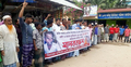 স্কুলছাত্রীর মৃত্যু, হত্যাকারীর ফাঁসির দাবিতে মানববন্ধন