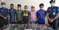 পাঁচ যুবকের কাছে মিলল বিপুল পরিমাণ চোরাই মোবাইল