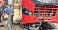 সার্জেন্ট দেখে পালাতে গিয়ে বাসের নিচে মোটরসাইকেলচালক