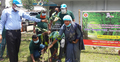 বঙ্গবন্ধুর জন্ম শতবর্ষ উপলক্ষে গাছ লাগাচ্ছে পাউবো
