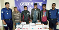 নোয়াখালীতে ককটেল তৈরির সরঞ্জামসহ আটক ৪