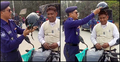ফরিদপুরে লাইসেন্সধারী চালকদের পুলিশের হেলমেট উপহার