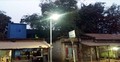 রানীনগরে সোলার ল্যাম্পে আলোকিত রাস্তাঘাট