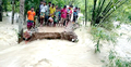 টানা বৃষ্টিতে মৌলভীবাজারের নিম্নাঞ্চল প্লাবিত