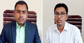 রাজবাড়ী কৃষি অফিসের এক চেয়ারে দুই কর্মকর্তা