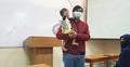 ছাত্রীর সন্তান কোলে নিয়ে ক্লাস করালেন নোবিপ্রবি শিক্ষক