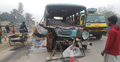 সিরাজগঞ্জে বাস-ট্রাক সংঘর্ষে নিহত ২