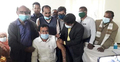 এবার ভ্যাকসিন নেয়ার অভিনয় উপজেলা চেয়ারম্যানের