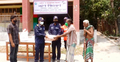 ভোলায় দুস্থ পরিবারের মাঝে কোস্ট গার্ডের ত্রাণ বিতরণ