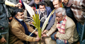 নারকেল গাছ প্রতীকে নির্বাচিত হয়ে মেয়রের নারকেল গাছের চারা রোপণ