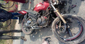 ট্রাকের ধাক্কায় প্রাণ গেল মোটরসাইকেল আরোহীর