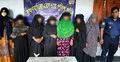 ব্রাহ্মণবাড়িয়ায় রেলস্টেশন থেকে ১১ নারী ছিনতাইকারী গ্রেফতার