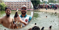 কুয়াকাটায় হয়ে গেলো হাঁস ধরা প্রতিযোগিতা