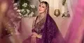 বেগুনি শাড়িতে রাজকীয় লুকে অপু বিশ্বাস, নেটদুনিয়ায় ঝড়