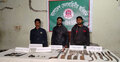 বগুড়ায় পিস্তল ও দেশীয় অস্ত্রসহ গ্রেফতার ৩