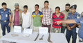 বরিশালে দেশীয় অস্ত্রসহ ৪ ডাকাত গ্রেফতার