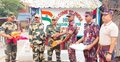 হিলি সীমান্তে বিজিবি-বিএসএফের মিষ্টি বিনিময়
