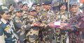 হিলি সীমান্তে বিজিবি-বিএসএফের মিষ্টি বিনিময়