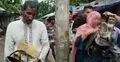 চাঁদা না দেওয়ায় ক্ষোভ, জুতার মালা পরিয়ে দুজনকে হেনস্তা