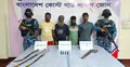 ভোলায় বন্দুক ও গোলাবারুদসহ চারজন আটক