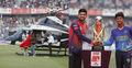 হেলিকপ্টারে এলো বিপিএলের ট্রফি, হলো জমকালো উন্মোচন