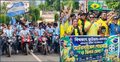 বরিশালে আর্জেন্টিনা-ব্রাজিলের পালটাপালটি শোভাযাত্রা
