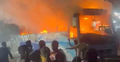 সাভারে পার্কিং করা বাসে আগুন