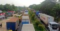 ঢাকা-চট্টগ্রাম মহাসড়কে থেমে থেমে যানজট